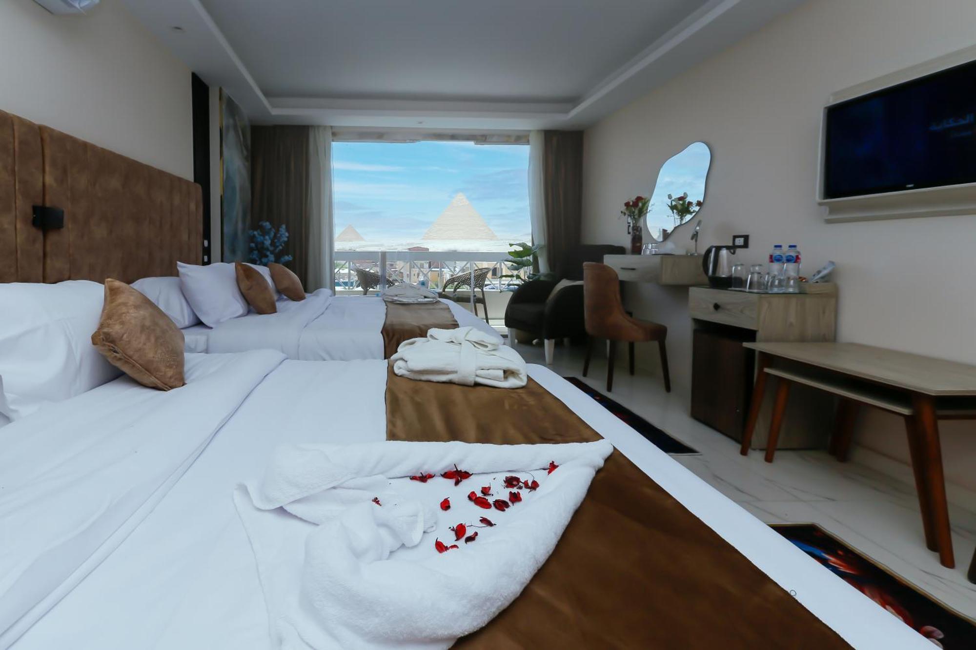 Horizon Pyramid View Inn Kafret el-Gabal المظهر الخارجي الصورة