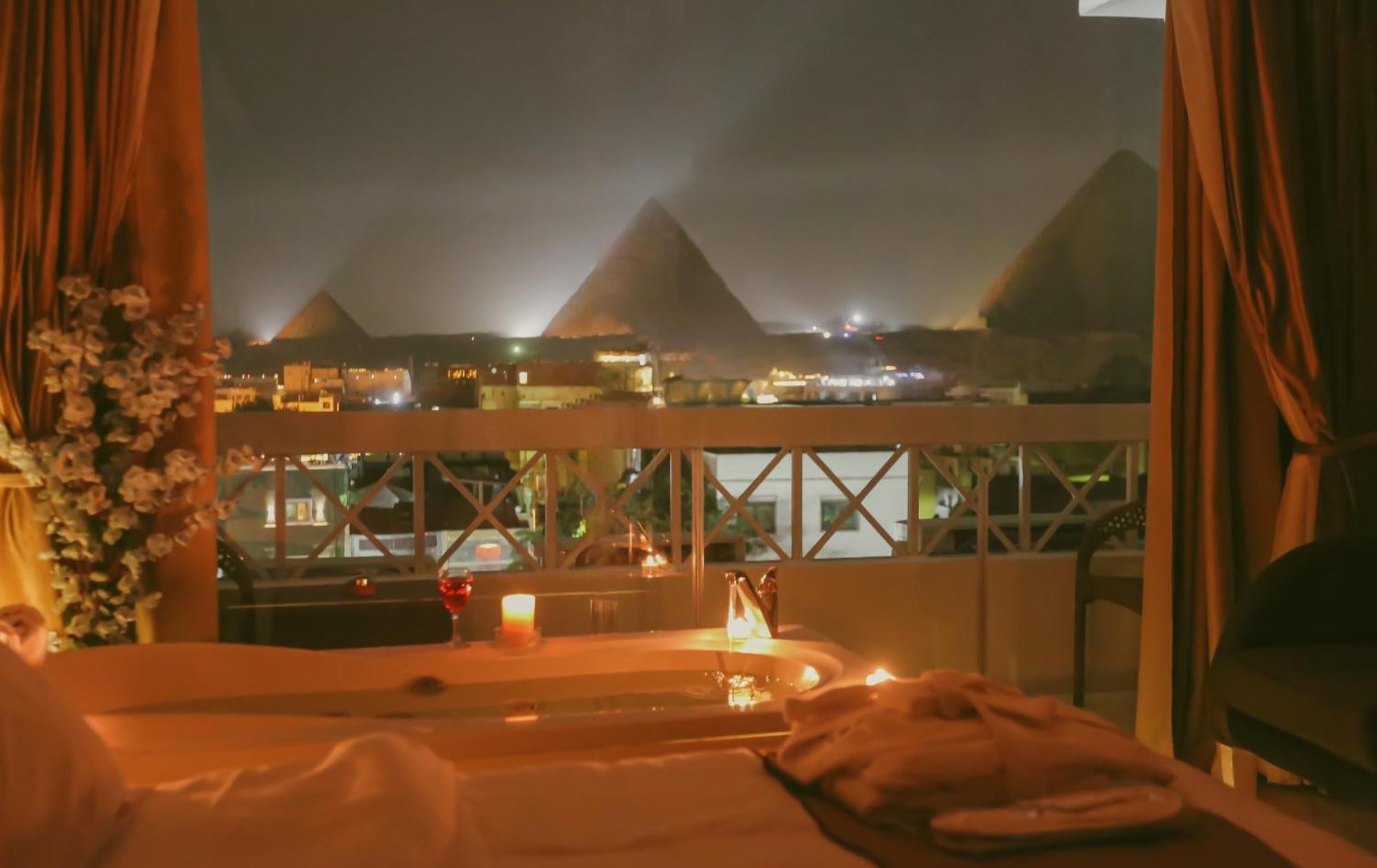 Horizon Pyramid View Inn Kafret el-Gabal المظهر الخارجي الصورة